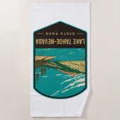 Lake Tahoe-Nevada State Park ビーチタオル (正面)