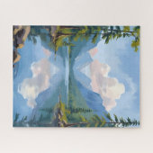 Lake Tahoe | Oil Painting Landscape ジグソーパズル (横)