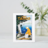 Lake Tahoe Promotion PosterLake Tahoe, CA ポストカード (スタンド正面)