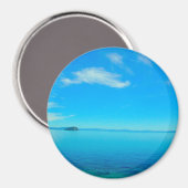 Lake Taupo、ニュージーランド磁石 マグネット (正面/裏面)