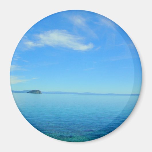 Lake Taupo、ニュージーランド磁石 マグネット (正面)