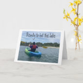 LAKE TIME & TIME TO *楽しむ*お客様の誕生日 カード (黄色い花)