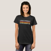Lake Titicaca Peru Retro Design Peruvian Andes Lak Tシャツ (正面フル)