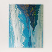 Lake Wakatipuニュージーランドからの誕生日の挨拶 ジグソーパズル (縦)