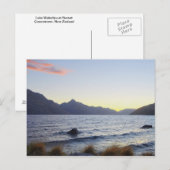 Lake Wakatipu at Sunset, Queenstown, NZ ポストカード (正面/裏面)