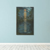 Lake Wales, FL – 湖と歌の景色 キャンバスプリント (インサイチュ (ウッドフロア))