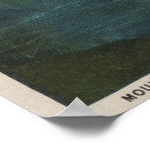 Lake Wales, FL – 湖と歌の景色 ポスター (角)