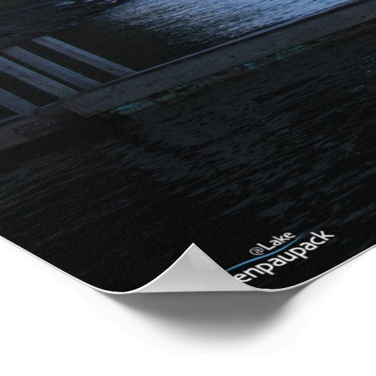 Lake Wallenpaupack:波止場 ポスター (角)