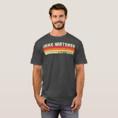 LAKE WATEREE SOUTH CAROLINA Funny Fishing Summer Tシャツ (正面フル)