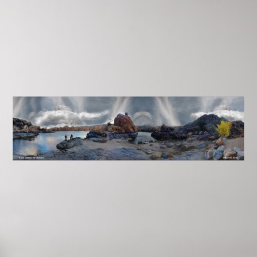 Lake Watson Mindscape, Prescott Arizona ポスター (正面)