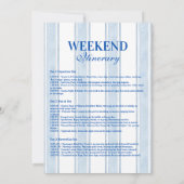 Lake Weekend Bachelorette Party 招待状 (裏面)