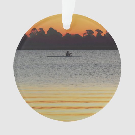 Lake Wendouree Calm Before Nightfall オーナメント (正面)