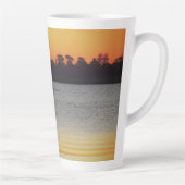 Lake Wendouree Calm Before Nightfall カフェラテマグ (右)