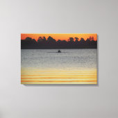 Lake Wendouree Calm Before Nightfall キャンバスプリント (正面)