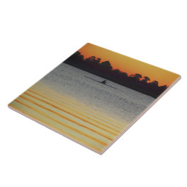 Lake Wendouree Calm Before Nightfall タイル