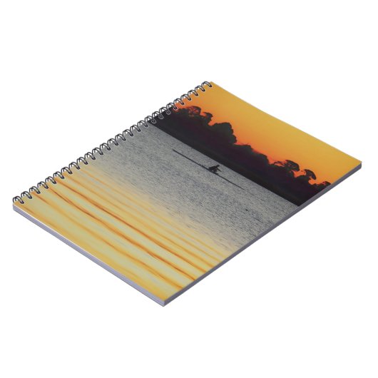 Lake Wendouree Calm Before Nightfall ノートブック (左側)