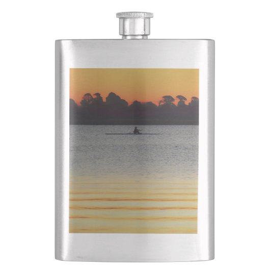 Lake Wendouree Calm Before Nightfall フラスク (正面)