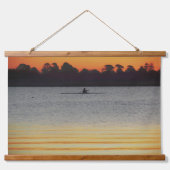 Lake Wendouree Calm Before Nightfall 吊り下げ型タペストリー (正面)