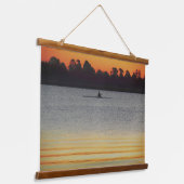 Lake Wendouree Calm Before Nightfall 吊り下げ型タペストリー (傾斜あり)