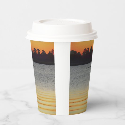 Lake Wendouree Calm Before Nightfall 紙コップ (左)