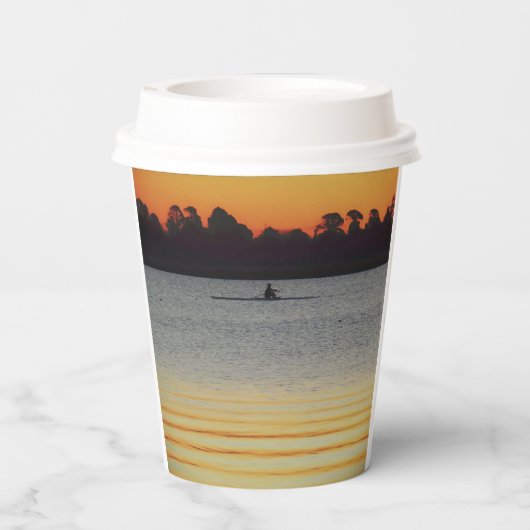 Lake Wendouree Calm Before Nightfall 紙コップ (裏面)