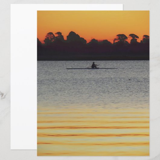 Lake Wendouree Calm Before Nightfall Paper Sheets (正面/裏面)