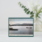 Lake Winnipesaukee, Center Harbor, NH 1913ヴィンテージ ポストカード (スタンド正面)