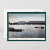 Lake Winnipesaukee, Center Harbor, NH 1913ヴィンテージ ポストカード (正面/裏面)