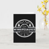 Lake Winnipesaukee New Hampshire Men Women Camng カード (黄色い花)