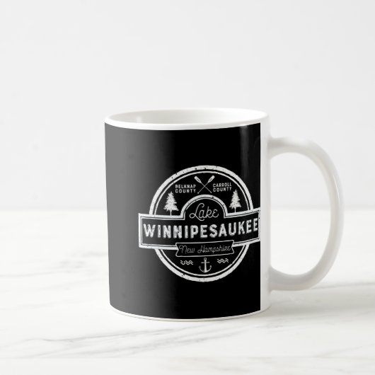 Lake Winnipesaukee New Hampshire Men Women Camng  コーヒーマグカップ (右)