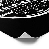 Lake Winnipesaukee New Hampshire Men Women Camng  ポスター (角)