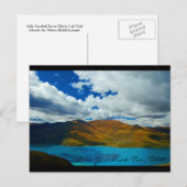 Lake Yamdrok – チベットのtso ポストカード (正面/裏面)