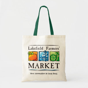 Lakefieldの農家の市場のトート トートバッグ