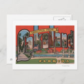 Lakeland, Florida – ラージレターシーン ポストカード (正面/裏面)