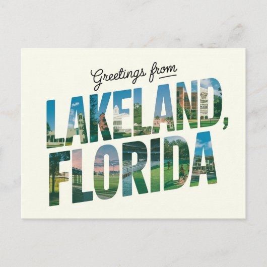 Lakeland, Florida Travelからの挨拶 ポストカード (正面)
