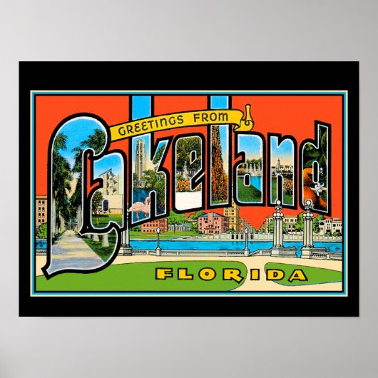 Lakeland Posterからの挨拶 ポスター (正面)