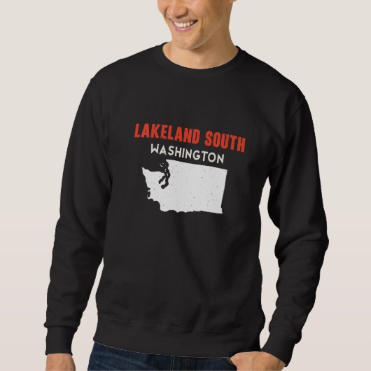 Lakeland South Washington USA State America Travel スウェットシャツ (正面)