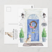 Lakeland Terier Moving Announce Pustcard ポストカード (正面/裏面)