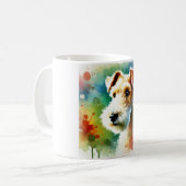 Lakeland Terrier Dog 190624AREF116 - Watercolor コーヒーマグカップ (正面左)