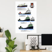 Lakes 素晴らし Republic C4変換 ポスター (ホームオフィス)