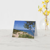 Lakeshoreインディアナ砂丘国民 カード (黄色い花)