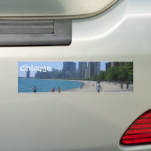 Lakeshore、シカゴ、IL、シカゴのAによる写真… バンパーステッカー (車上)