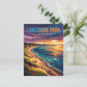 Lakeshore Park USA ポストカード (スタンド正面)