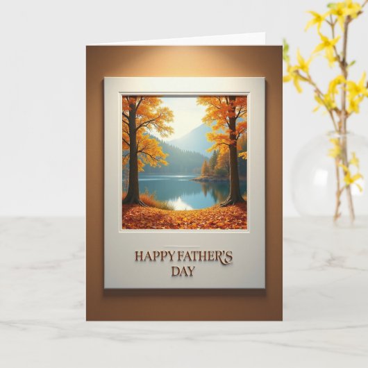Lakeside Fathers Day Art Card カード (黄色い花)