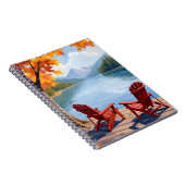 Lakeside Morning | Peaceful Mountain Landscape ノートブック (右側)