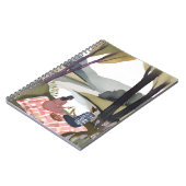 Lakeside Picnic | Nature Watercolor Painting ノートブック (左側)