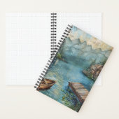 Lakeside Retreat 5.5インチx 8.5インチスパイラルノートブック ノートブック (内側)