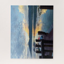 Lakeside View from a Deck ジグソーパズル