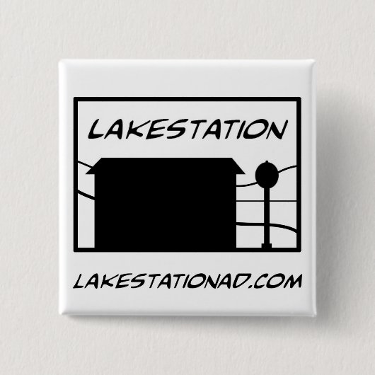 Lakestation -ボタン 缶バッジ (正面)
