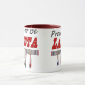 Lakotaのコーヒー・マグがあること誇りを持った マグカップ (中央)